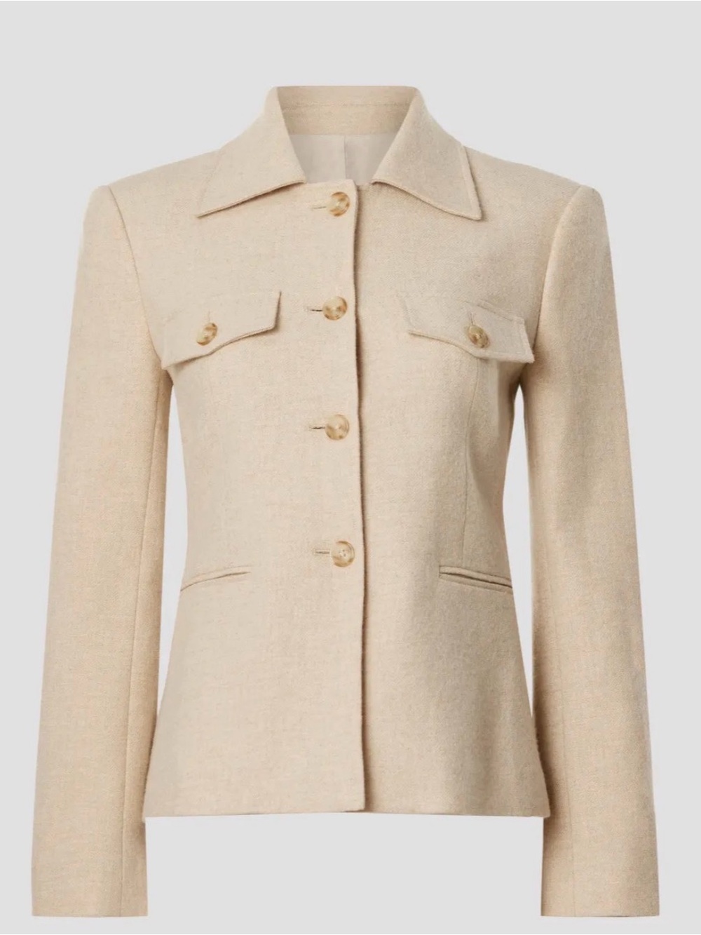 Derek Lam 10 Crosby Jasper Utility Jacket
Tailored Cream wool blend size 6 - Picture 6 of 16
